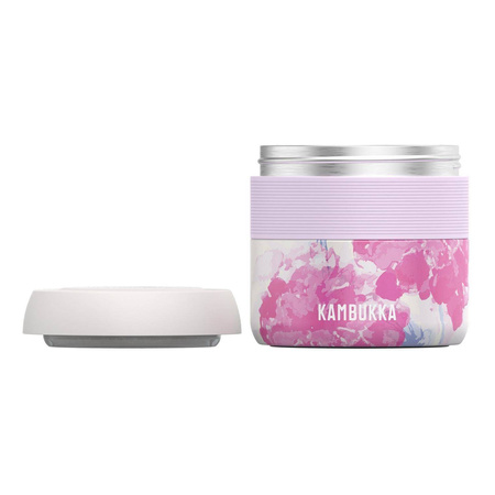 Termos obiadowy KAMBUKKA BORA Pink Blossom 400ml różowy biały