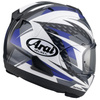 Kask integralny ARAI RX-7 V EVO RUSH BLUE czarny biały grafitowy niebieski