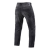 Jeansy motocyklowe REVIT DETROIT 2 MEDIUM GREY USED czarny szary