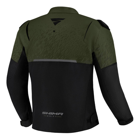 Kurtka tekstylna SHIMA DRIFT MEN KHAKI zielony czarny