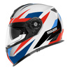 Kask integralny SCHUBERTH S2 SPORT ECE POLAR BLUE biały niebieski czerwony czarny