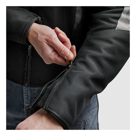 Kurtka motocyklowa tekstylna Rebelhorn Jax czarny-szary