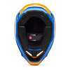 Kask cross FOX V1 COLLECT BLUE niebieski pomarańczowy
