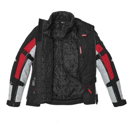 Kurtka tekstylna SPIDI ALLROAD ICE/RED czarny szary czerwony