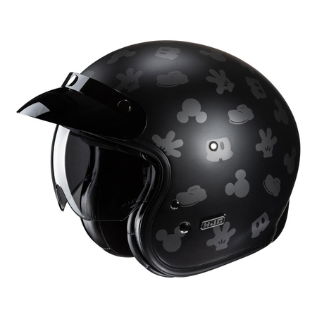 Kask otwarty HJC V31 DISNEY MICKY BLACK czarny