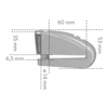 Blokada na tarczę hamulcową AUVRAY B-LOCK 14 INOX STEEL srebrny
