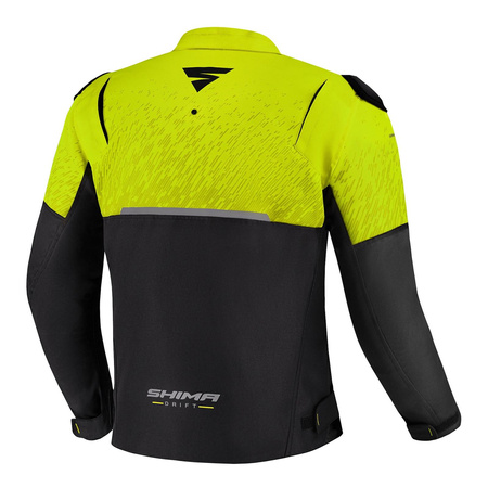 Kurtka tekstylna SHIMA DRIFT MEN FLUO żółty fluo czarny