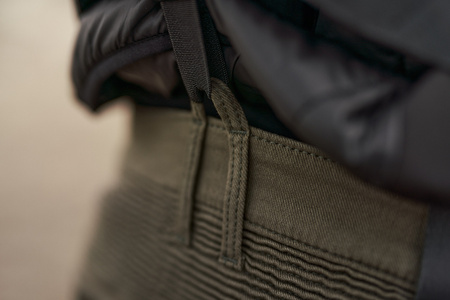 Jeansy motocyklowe SHIMA GIRO 2.0 MEN KHAKI zielony