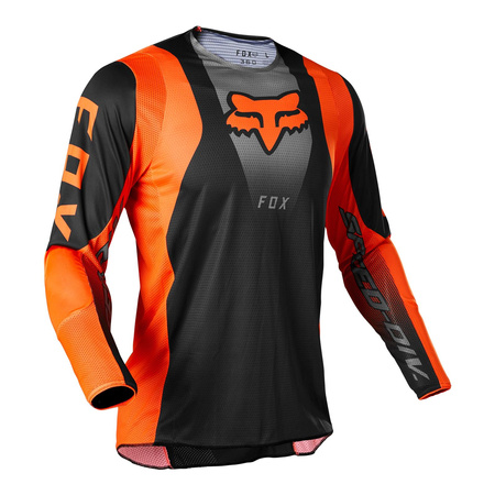 Bluza cross FOX 360 DIER FLUORESCENT ORANGE czarny pomarańczowy fluo szary