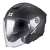 Kask otwarty AXXIS BLAZER SV SOLID A1 MATT BLACK czarny mat