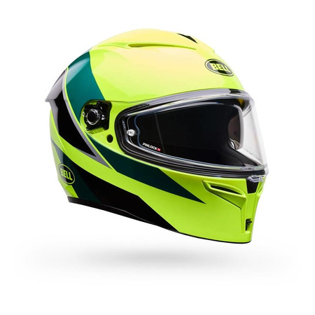 Kask integralny BELL LITHIUM ECE6 FLIP YELLOW żółty fluo czarny