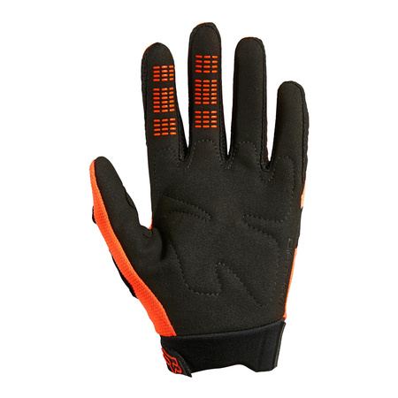 Rękawice cross dziecięce FOX JUNIOR DIRTPAW ORANGE pomarańczowy fluo czarny