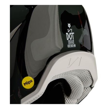Kask cross FOX V1 BNKR BLACK CAMO czarny szary