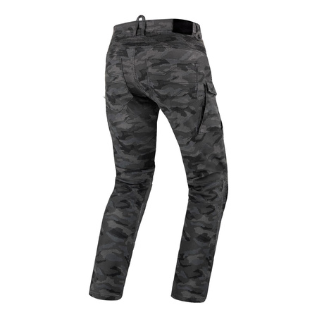 Jeansy motocyklowe SHIMA GIRO 2.0 MEN CAMO szary czarny