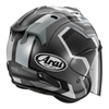 Kask otwarty ARAI SZ-R VAS RSW BLACK szary grafitowy biały czarny
