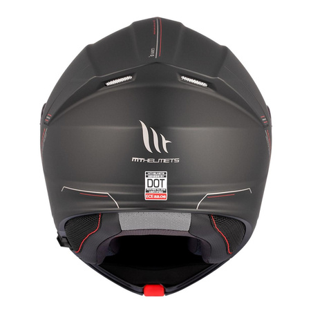 Kask szczękowy MT GENESIS SV SOLID MATT BLACK czarny mat