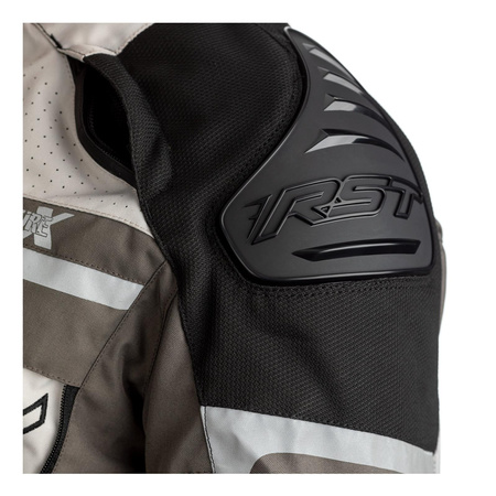 Kurtka tekstylna RST PRO SERIES ADVENTURE X CE GREY/SILVER czarny szary grafitowy
