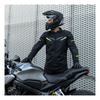 Kurtka tekstylna REBELHORN FLUX BLACK/FLO YELLOW czarny żółty fluo
