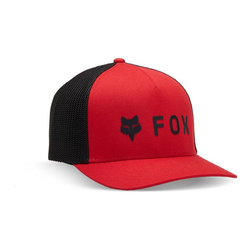 Czapka z daszkiem FOX ABSOLUTE FLEXFIT FLAME RED czerwony fluo