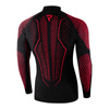 Koszulka termoaktywna REBELHORN THERM II BLACK/RED czarny czerwony
