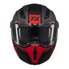 Kask szczękowy AXXIS GHOSTFIGHTER SV MANIAC B5 MATT czarny czerwony
