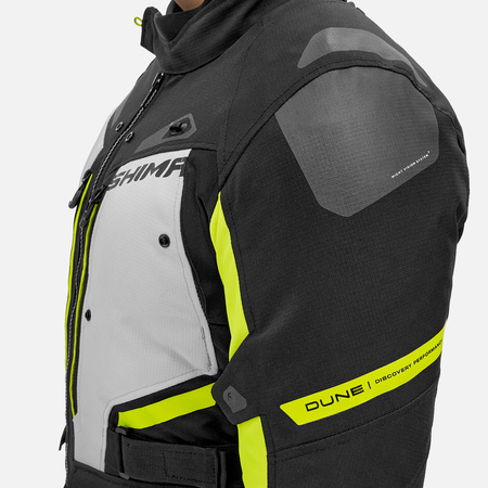 Kurtka tekstylna SHIMA DUNE FLUO czarny szary żółty fluo