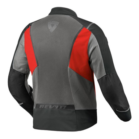 Kurtka tekstylna REVIT AIRWAVE 4 ANTHRACITE/RED czarny szary
