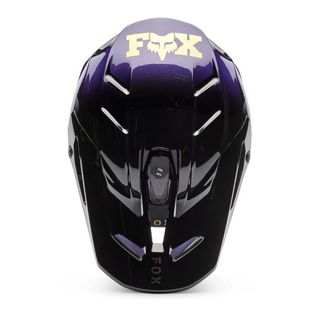 Kask cross FOX V3 DRIP BLACK/PURPLE czarny fioletowy