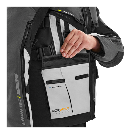 Kurtka tekstylna SHIMA TRACKER GREY szary