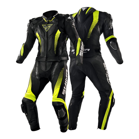 Kombinezon dwuczęściowy SHIMA APEX BLACK YELLOW FLUO czarny żółty fluo