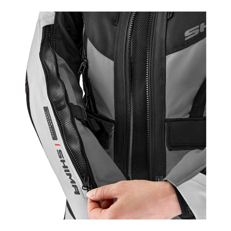 Kurtka tekstylna damska SHIMA TRACKER LADY LIGHT GREY szary