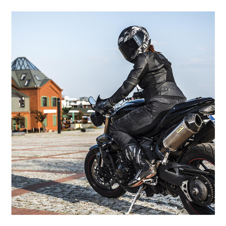 Kurtka skórzana damska REBELHORN ROCKET LADY BLACK czarny