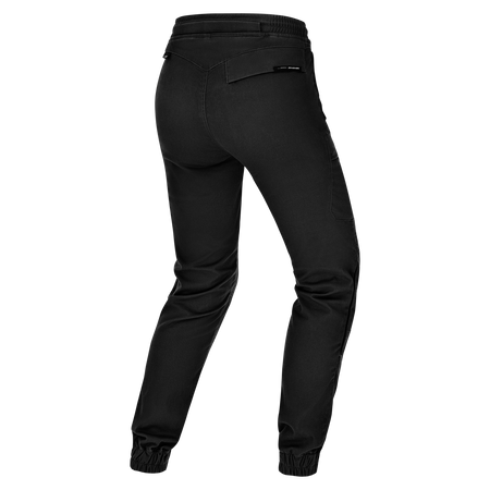 Jeansy motocyklowe damskie SHIMA JOGGSY LADY BLACK czarny