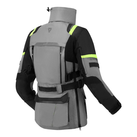 Kurtka tekstylna damska SECA ARRAKIS III LADY TITANIUM szary żółty fluo czarny