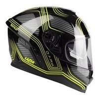 Kask integralny LAZER RAFALE DARKSIDE BLACK/YELLOW czarny żółty fluo srebrny