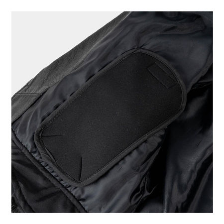 Kurtka skórzana motocyklowa ramoneska OZONE RAMONES czarna