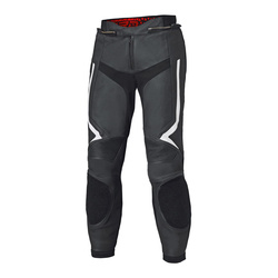 Spodnie skórzane HELD STREET ROCKET IV BLACK/WHITE czarny biały