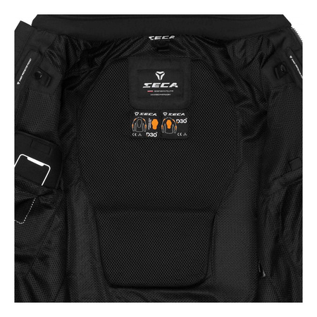 Kurtka tekstylna SECA AVATAR III GREY/NAVY szary granatowy