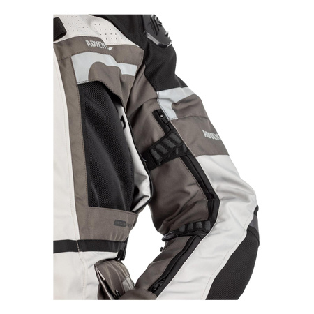 Kurtka tekstylna RST PRO SERIES ADVENTURE X CE GREY/SILVER czarny szary grafitowy