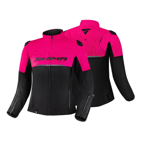 Kurtka tekstylna damska SHIMA DRIFT LADY PINK różowy czarny