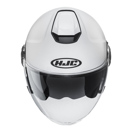 Kask otwarty HJC I40 SEMI FLAT PEARL WHITE biały mat