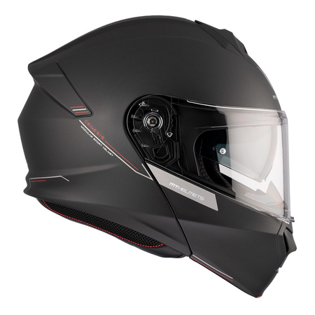 Kask szczękowy MT GENESIS SV SOLID MATT BLACK czarny mat