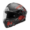Kask integralny AIROH SPARK 2 CRUZE BLACK GREY MATT czarny szary czerwony