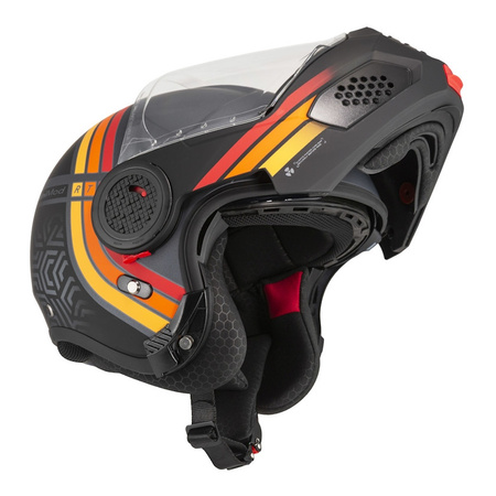 Kask szczękowy NZI MINIMOD WATSON BLACK ANTRACITE MATT szary czarny