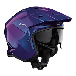 Kask otwarty AIROH KOMBAKT SHIMMER GLOSS fioletowy niebieski