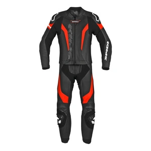 Kombinezon dwuczęściowy SPIDI LASER TOURING BLACK/RED czarny czerwony