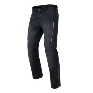 Jeansy motocyklowe REBELHORN HAWK III REGULAR FIT WASHED BLACK czarny