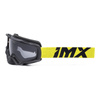 Gogle motocyklowe IMX DUST BLACK MATT/FLUO YELLOW SZYBA DARK SMOKE + CLEAR czarny żółty fluo