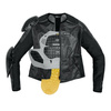 Kurtka tekstylna SPIDI BASE-1 ARMOR BLACK czarny