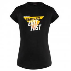 Koszulka T-shirt damski SHIMA FASTER LADY BLACK czarny